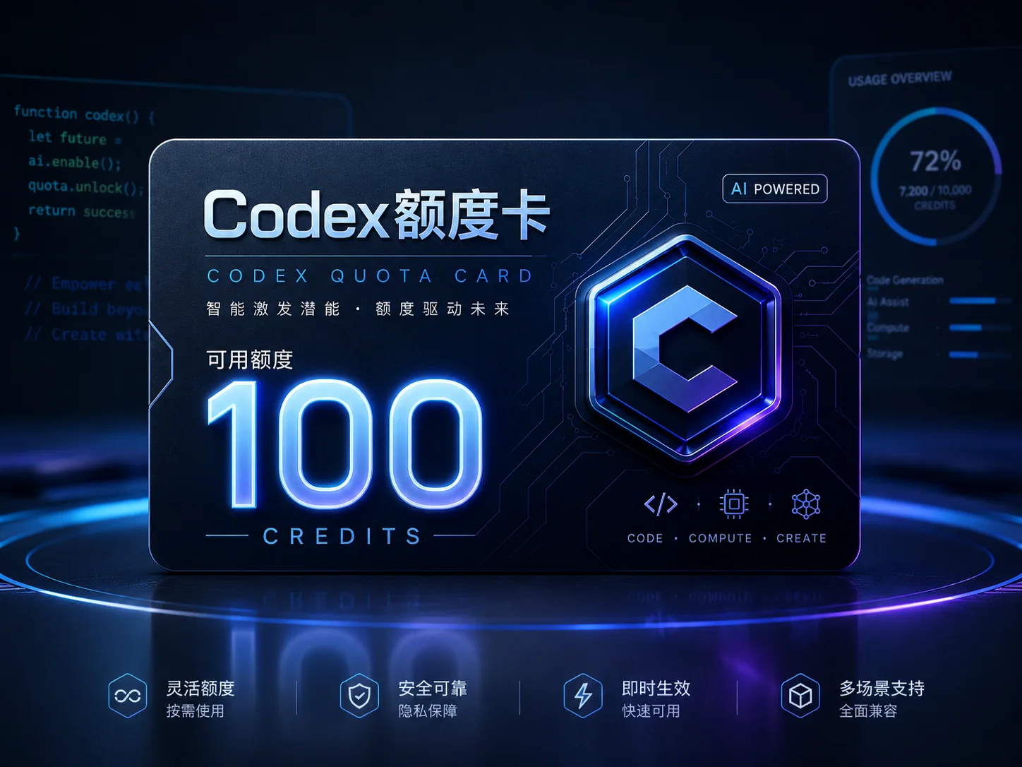 100 刀额度卡