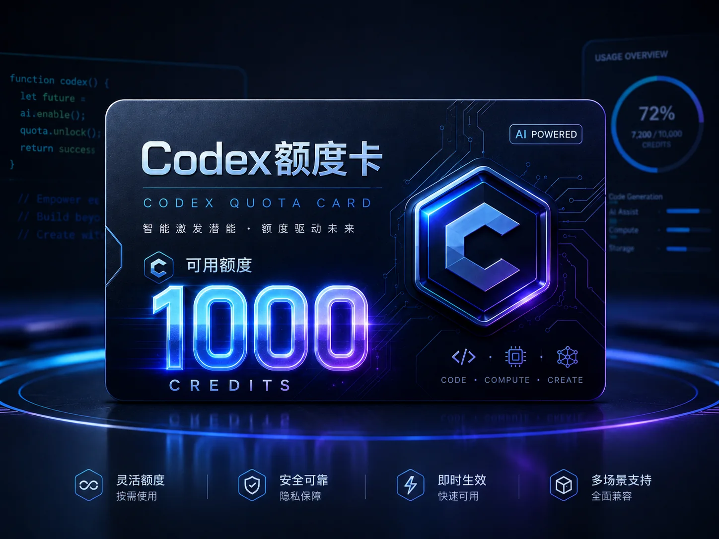 1000 刀额度卡