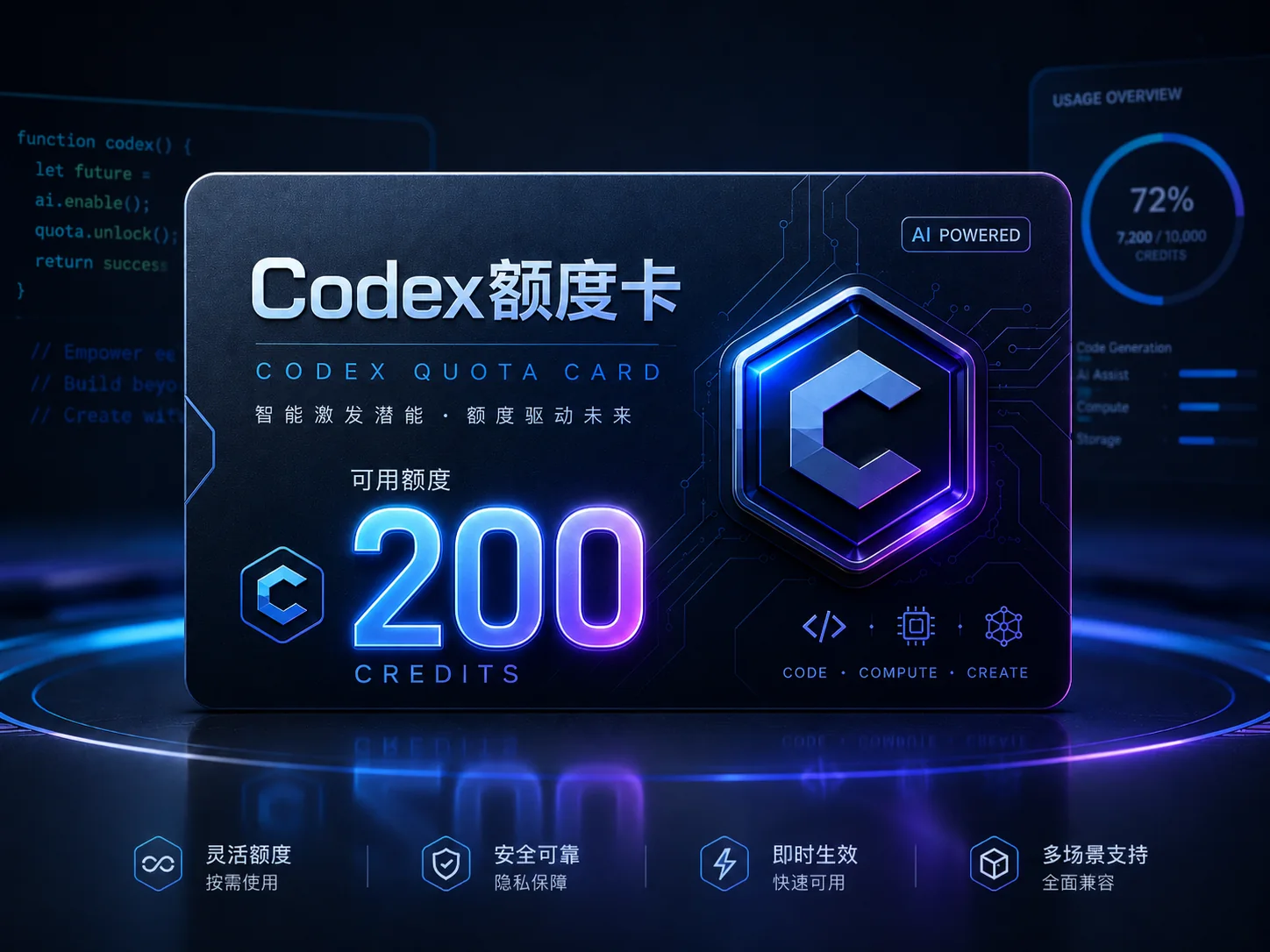 200 刀额度卡